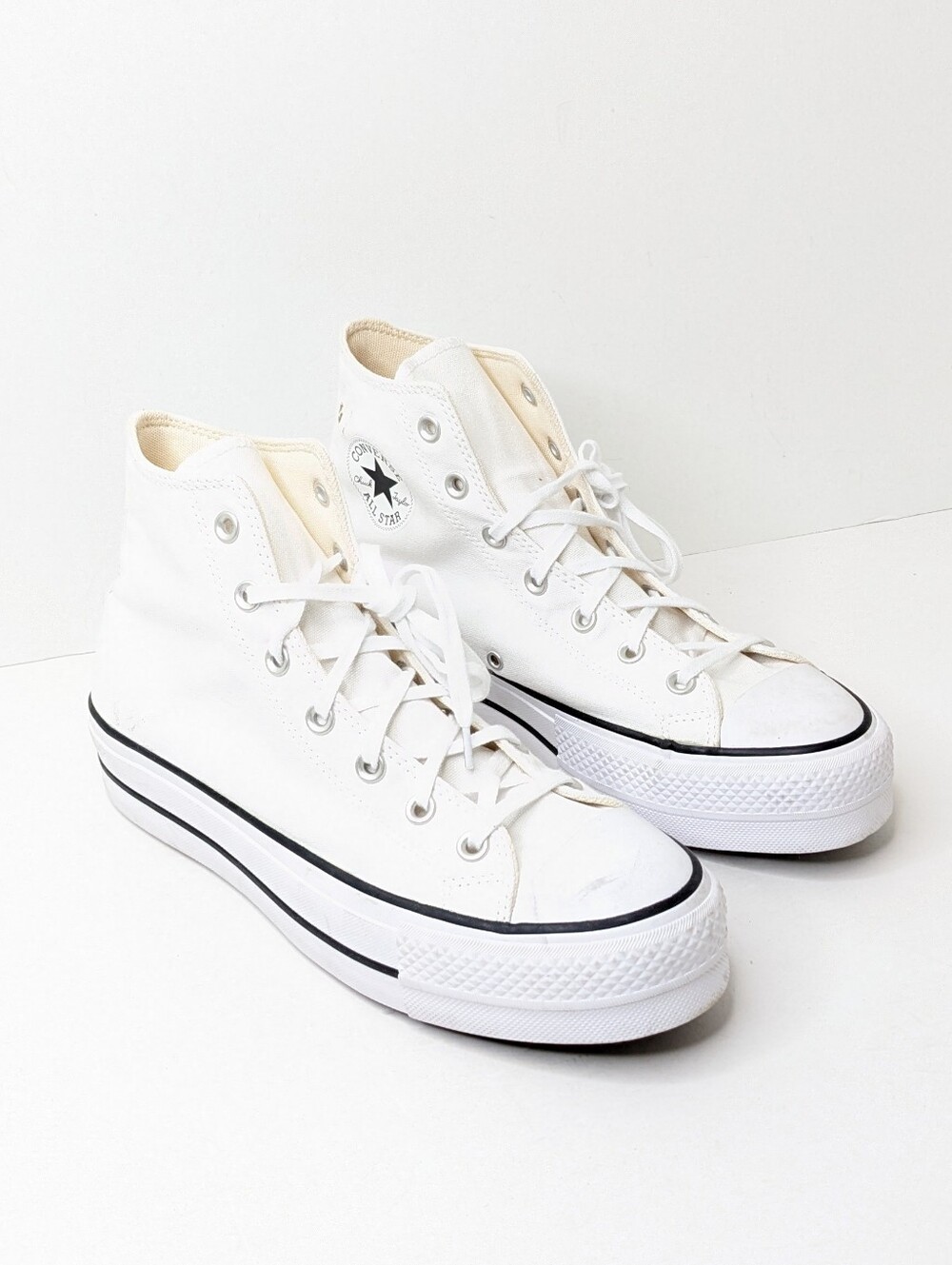 Converse Chuck Taylor All Star Lift Hi Platform Sneakers White Women's 10